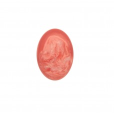 Cabochon Polaris oval, erdbeer, 10x13mm